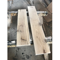 Eichenbohle, Brett, Tischplatte, Struktur, gebürstet, Naturbelassen, Branding 150x20x3,5cm
